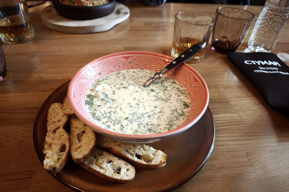 Окрошка в «Stumari» (Хмельницький)